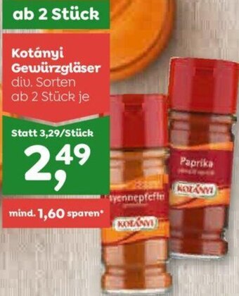 ADEG Kotányi Gewürzgläser Angebot