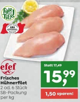 ADEG Frisches Hühnerfilet per kg Angebot