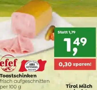 efef Toastschinken 100 g