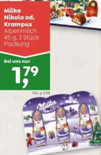 ADEG Milka Nikolo od. Krampus 45 g Angebot