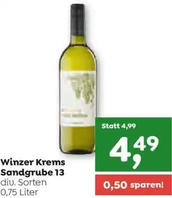 ADEG Winzer Krems Sandgrube 13 0,75 Liter Angebot