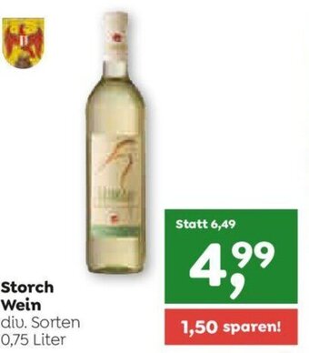 ADEG Storch Wein 0,75 Liter Angebot