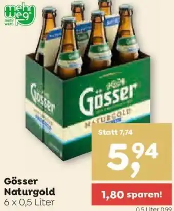 ADEG Gösser Naturgold 6 x 0,5 Liter Angebot