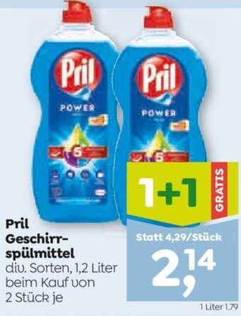 ADEG Pril Geschirrspülmittel 1,2 Liter Angebot