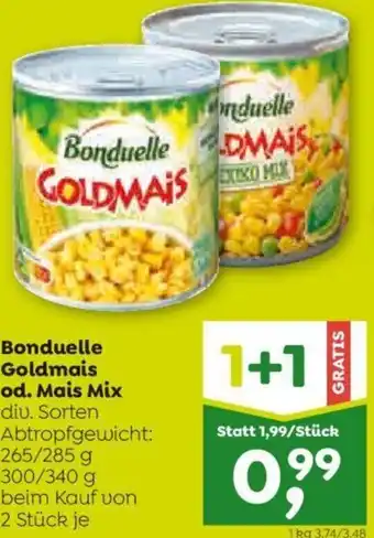 ADEG Bonduelle Goldmais od. Mais Mix 300/340 g Angebot