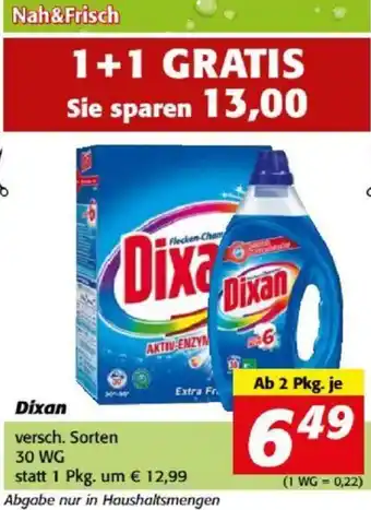 Nah&Frisch Dixan 30 WG Angebot