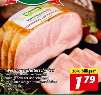 Nah&Frisch Wiesbauer Butterschinken 100 g Angebot