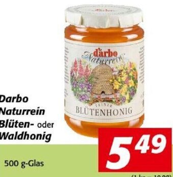Nah&Frisch Darbo Naturrein Blüten-oder Waldhonig 500 g Angebot