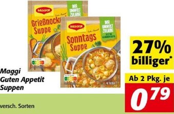 Nah&Frisch Maggi Guten Appetit Suppen Angebot