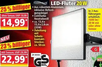 Norma Led-fluter mit Sensor Angebot