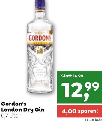 ADEG Gordon's London Dry Gin 0,7 Liter Angebot