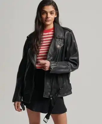 Superdry Vintage boyfriend biker jacket Angebot
