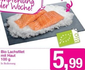 Sutterlüty Bio Lachsfilet mit Haut 100 g Angebot