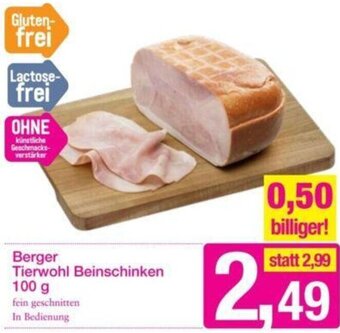 Sutterlüty Berger Tierwohl Beinschinken 100 g Angebot