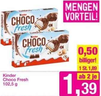 Sutterlüty Kinder Choco Fresh 102,5 g Angebot