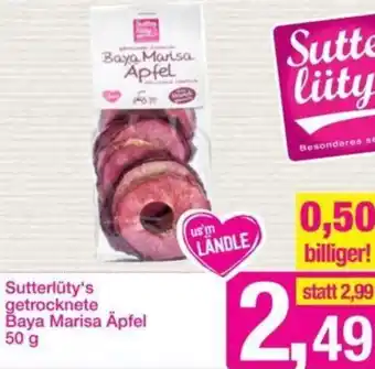 Sutterlüty Sutterlüty's getrocknete Baya Marisa Äpfel 50 g Angebot