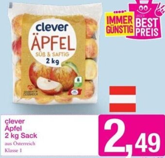 Sutterlüty clever Äpfel 2 kg Sack Angebot