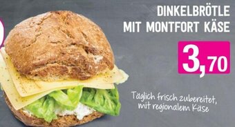 Sutterlüty Dinkelbrötle mit Montfort Käse Angebot