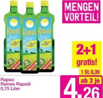Sutterlüty Rapso Reines Rapsöl 0,75 Liter Angebot