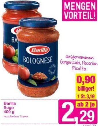 Sutterlüty Barilla Sugo 400 g Angebot