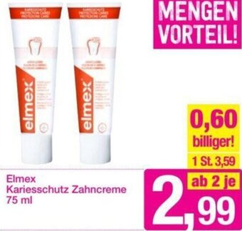 Sutterlüty Elmex Kariesschutz Zahncreme 75 ml Angebot