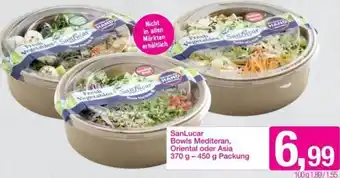 Sutterlüty SanLucar Bowls Mediteran, Oriental oder Asia 370 g- 450 g Angebot