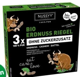 Interspar Bio erdnuss riegel crunchy Angebot
