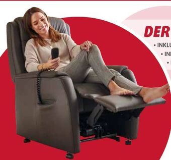 Polstermöbel Fischer Relaxsessel leder Angebot