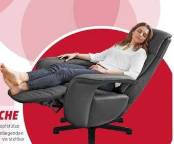 Polstermöbel Fischer Relaxsessel leder Angebot