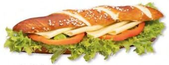Unimarkt Laugenstangerl mit gouda Angebot