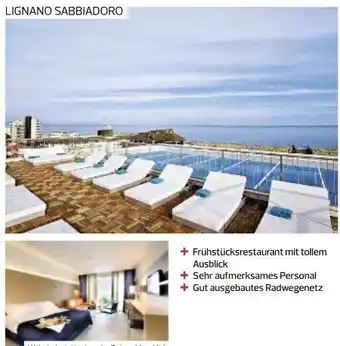 Billa Reisen Italien obere adria lignano sabbiadoro Angebot