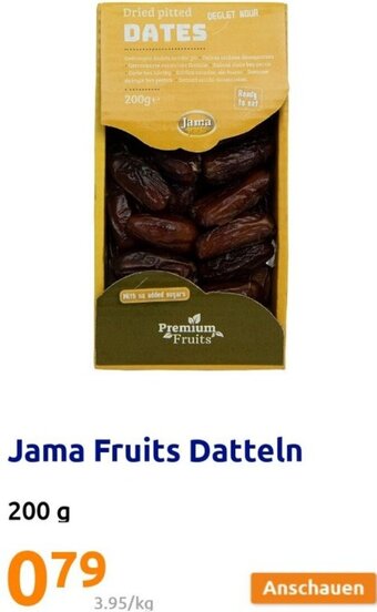 Action Jama Fruits Datteln 200g Angebot