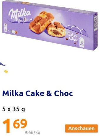 Action Milka Cake & Choc 5 x 35 g Angebot