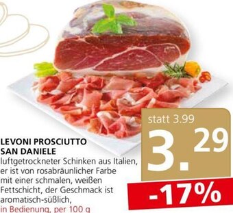 Spar Levoni Prosciutto San Daniele 100 g Angebot
