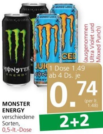 Spar Monster Energy 0,5 lt Angebot