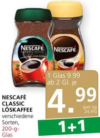 Spar Nescafè Classic Löskaffee 200g Angebot
