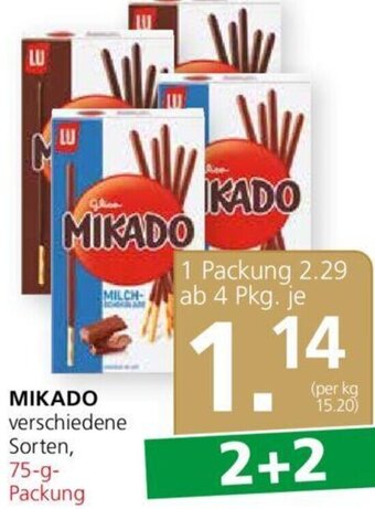 Spar Mikado 75g Angebot