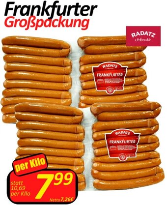 Wurstico Frankfurter per kilo Angebot