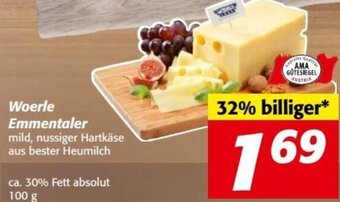 Nah&Frisch Woerle Emmentaler 100g Angebot