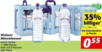 Nah&Frisch Vöslauer Mineralwasser 1 Liter Angebot