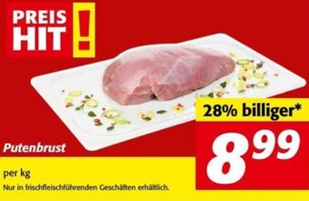 Nah&Frisch Putenbrust per kg Angebot