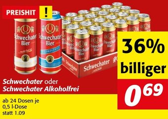 Schwechater oder Schwechater Alkoholfrei 0,5 L