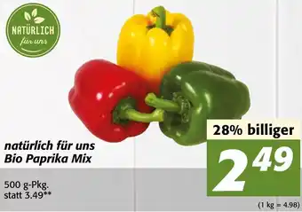 Strasser Markt natürlich für uns Bio Paprika Mix 500 g Angebot