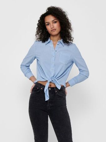 Only Schnürdetail hemd Angebot