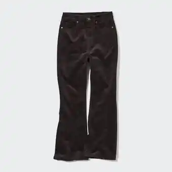 UNIQLO Corduroy slim fit flared trousers (short) Angebot