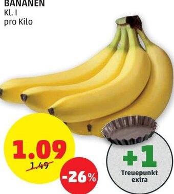 PENNY Bananen pro kilo Angebot