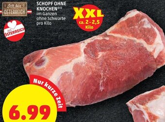 PENNY Schopf Ohne Knochen pro kilo Angebot