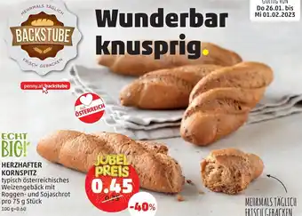 PENNY Herzhafter Kornspitz 75g Angebot