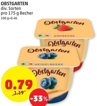 PENNY Obstgarten 175g Angebot