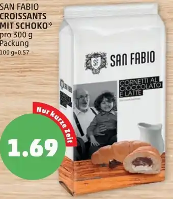 PENNY San Fabio Croissants Mit Schoko 300g Angebot